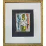PABLO PICASSO, 'Table at Window- a Cubist Study', 1946 lithograph and pochoir, edition of 500,
