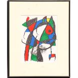 JOAN MIRO, 'Untitled,' 1975, original lithograph in colours, ref: Mourlot, 32cm x 24cm,