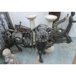 MODEL BULL, made of machine parts, 147cm L.