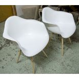DAW STYLE CHAIRS, a set of six,