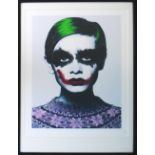ADDY, 'Twiggy', giclée print, hand signed and numbered in pencil, limited edition 1/1,