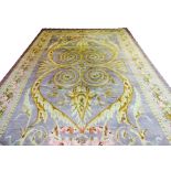 ANTIQUE FRENCH AUBUSSON CARPET, 500cm x 300cm,