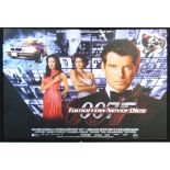 UNITED ARTISTS/EON PRODUCTIONS, 'TOMORROW NEVER DIES', original movie poster, 101cm x 76cm,