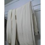 CURTAINS, a pair, from Chelsea textiles on Walton Street, 100cm gathered by 265cm dropped,