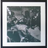 ROLLING STONES, 'Keith Richards on his back for beggars banquet', London, June 1968, 54cm x 44cm,