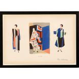 SONIA DELAUNAY, hand coloured pochoir no.