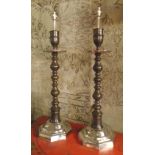 TABLE LAMPS, a pair,