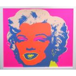 ANDY WARHOL, 'Sunday B Marilyn', silkscreen print, 91.5cm x 91.5cm, framed and glazed.