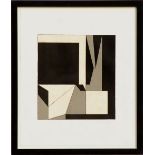 VICTOR VARASELY, 'Abstract', handsigned lithograph, 1972, 47.5cm x 39.5cm, framed and glazed.