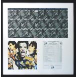 ROLLING STONES, of Steel Wheels with set list from Oslo 1995, from Suzi Stoke's estate,