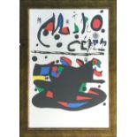 AFTER JOAN MIRO, lithograph, published by Jean Annel in 1973, edition of 500, 75cm x 55cm,