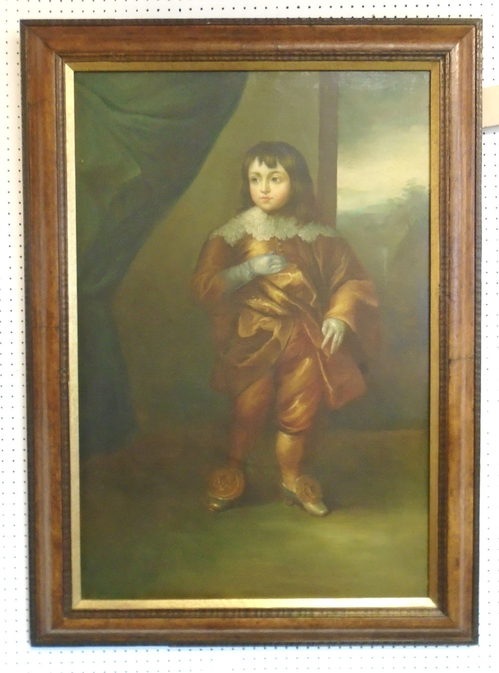 EARLY 19TH CENTURY BRITISH SCHOOL, 'Portraits of young boys', oils on canvas, a pair, 80cm each,