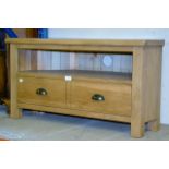 MODERN OAK CORNER TV UNIT