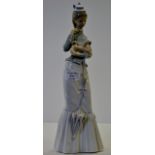 LLADRO FIGURINE ORNAMENT "LADY WITH DOG"