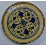 ARTS & CRAFTS CELTIC STUDIO POTTERY DISPLAY PLATE