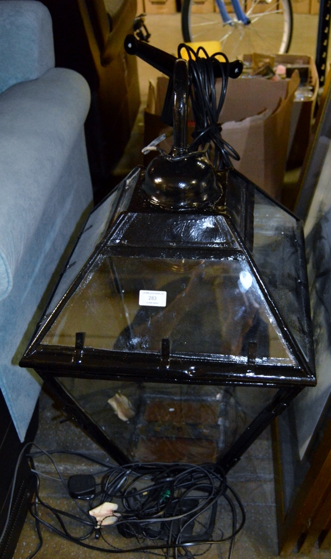 VICTORIAN LANTERN CONVERTED TO ELECTRIC