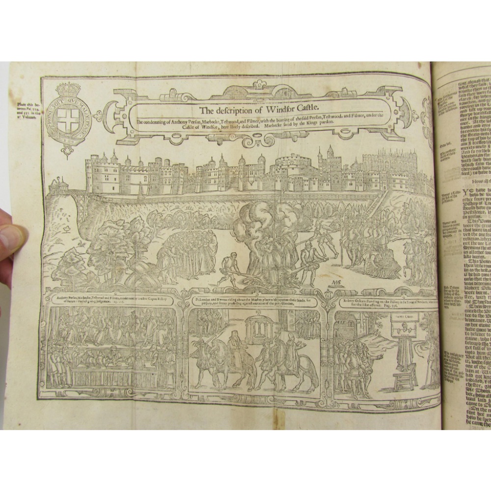 Foxe, JohnActs and Monuments... London: Printed for the Company of Stationers, 1641. 3 volumes, - Image 3 of 8