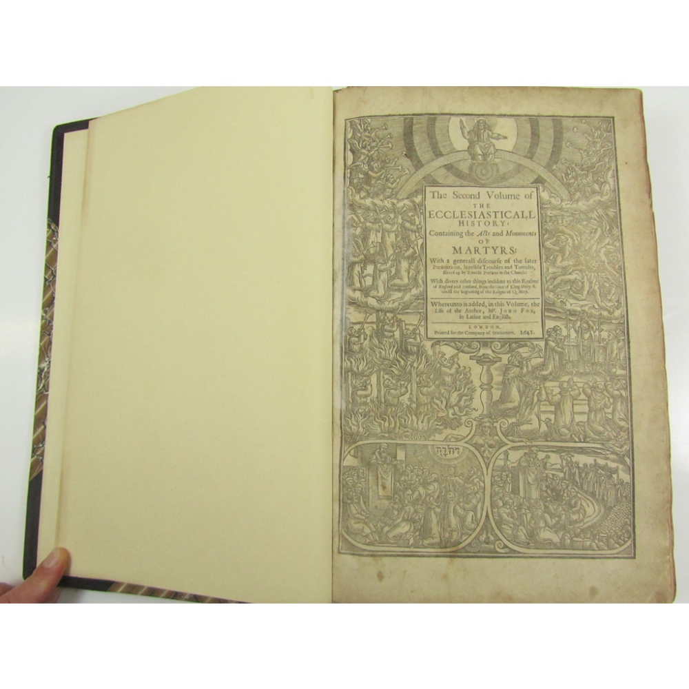 Foxe, JohnActs and Monuments... London: Printed for the Company of Stationers, 1641. 3 volumes, - Image 5 of 8