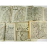 Cumberland, Westmorland and Lancashire, maps, including Saxton, C.Cumbria sive Cumberlandia.