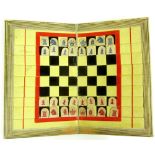 Economic Chess Board ...with a complete set of chess men... London: De La Rue & Co., 1845,