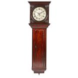 RARE GEORGE III TAVERN TIMEPIECE CLOCK BY CHARLES FARRER, PONTEFRACT LATE 18TH CENTURY the single