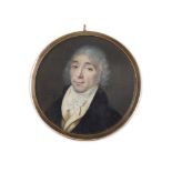 JOSEPH-MARIE BOUTON (HISPANO-FRENCH, 1768-1832) PORTRAIT MINIATURE OF A GENTLEMAN circular, on