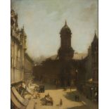 [§] ANDREW LAW (SCOTTISH 1873-1967) VIEW OF DUKE STREET, KILMARNOCK - FEATURING THE PALACE THEATRE