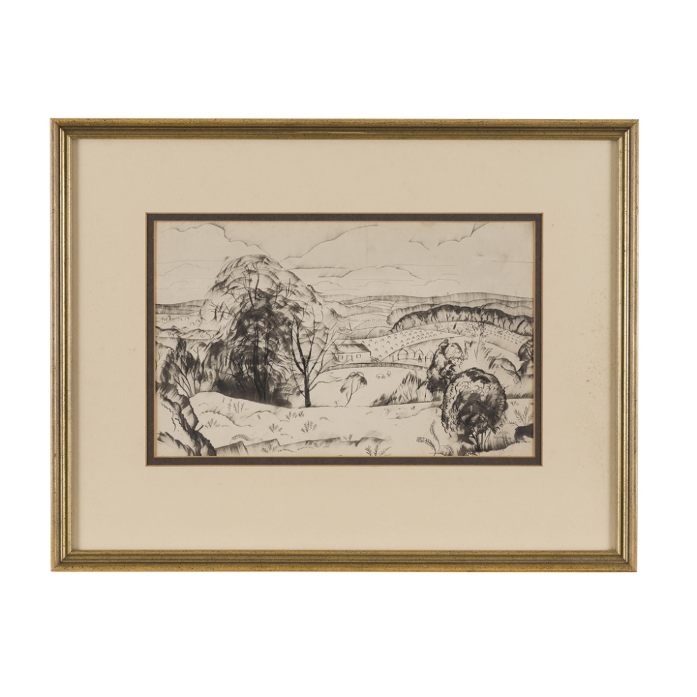 [§] CHARLES PULSFORD (BRITISH 1912-1989) BY THE WATER signed with initials and dated '37, pencil, - Image 5 of 5