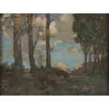 JAMES WHITELAW HAMILTON R.S.A. (SCOTTISH 1860-1932) THE EDGE OF THE WOOD signed, oil on canvas 34.