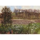 [§] GEORGE HOUSTON R.S.A., R.S.W., R.I. (SCOTTISH 1869-1947) SPRING IN AYRSHIRE signed,