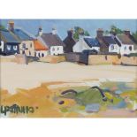 [§] LIN PATTULLO (SCOTTISH CONTEMPORARY) ELIE signed, oil on canvas 11.5cm x 16.5cm (4.5in x 6.