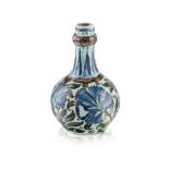 WILLIAM DE MORGAN (1839-1917) PERSIAN DESIGN BOTTLE VASE, LATE 19TH CENTURY decorated with a band of