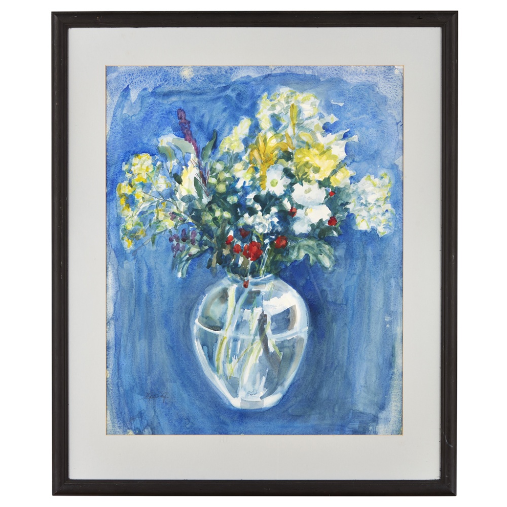 [§] PERPETUA POPE (SCOTTISH 1916-2013) WILD FLOWERS signed, watercolour 68cm x 55cm (27in x 21.5in) - Image 2 of 2