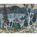 ADAM BRUCE THOMSON O.B.E., R.S.A., R.S.W. (SCOTTISH 1885-1976) APPLECROSS FROM DUNCRAIG signed,