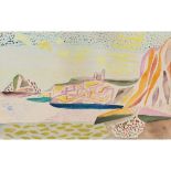 [§] WERNER GILLES (GERMAN 1894-1961) COASTAL LANDMARKS signed and dated 1952, watercolour,