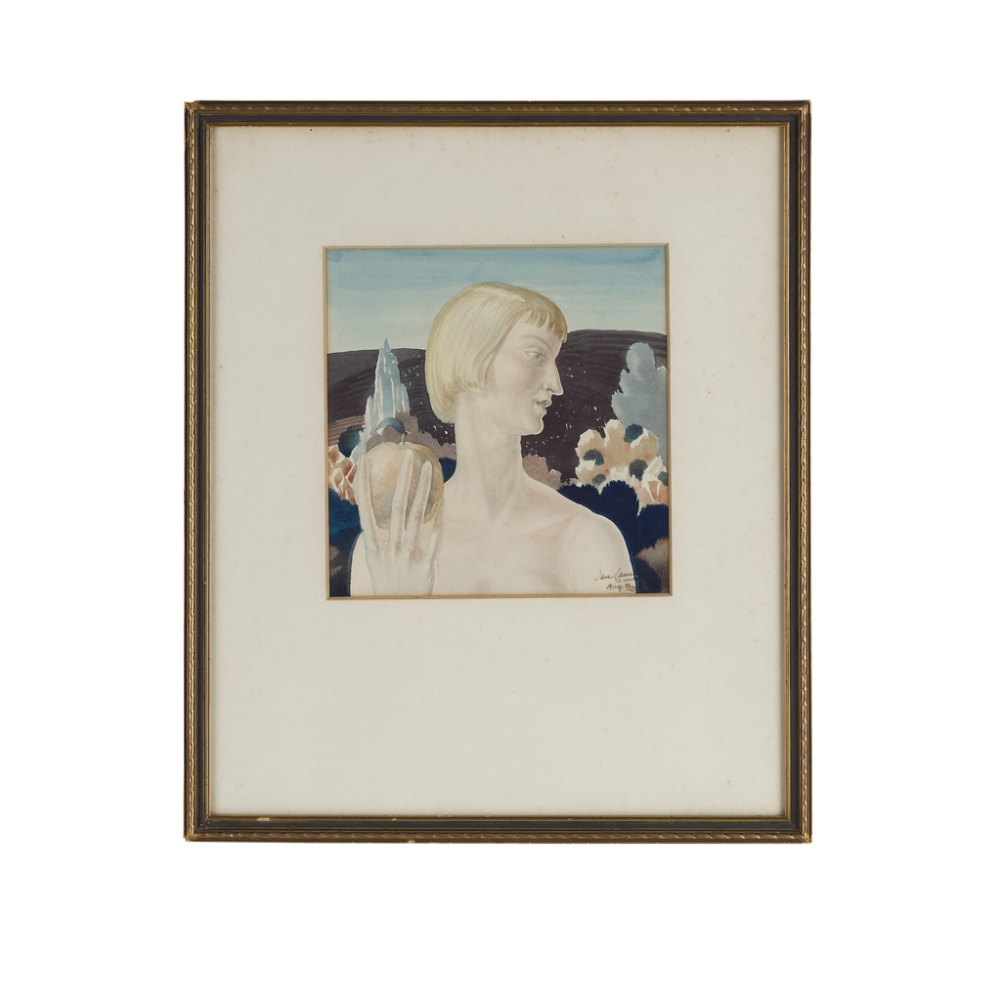 [§] IAN CAMPBELL (1902-1984) NANCY AS EVE watercolour, signed and dated lower right IAN CAMPBELL/ - Image 2 of 2