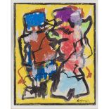 [§] ROBERT JACOBSEN (DANISH 1912-1993) THE DANCE signed, gouache on card 32.5cm x 25.5cm (12.75in