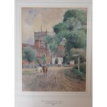 J.M. Mackintosh, a watercolour of St. Mary's Church, Bucklebury, signed, RBA 1897