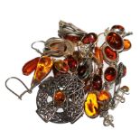 A contemporary collection of amber jewellery