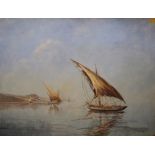 John Dolasaire,  'On The Nile',  oil on board, signed, 46cm x 61cm
