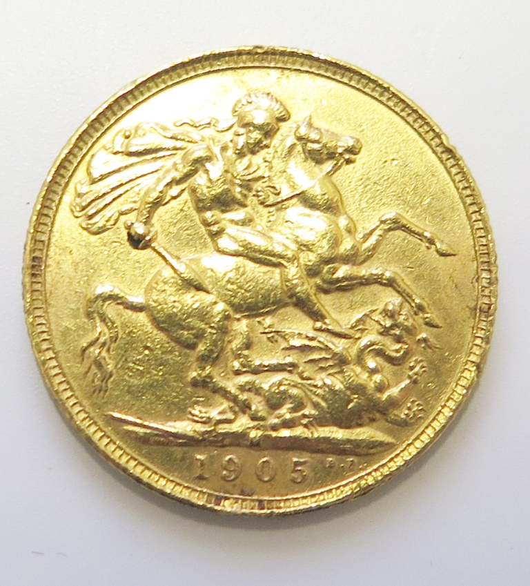 An Edward VII sovereign