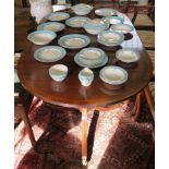 A set of six mahogany dining chairs, including two carvers, the shaped top rails over solid vase