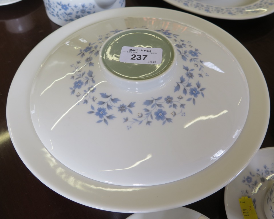 A Royal Doulton Galaxy pattern part tea, coffee and dinner service, to include twelve tea cups and
