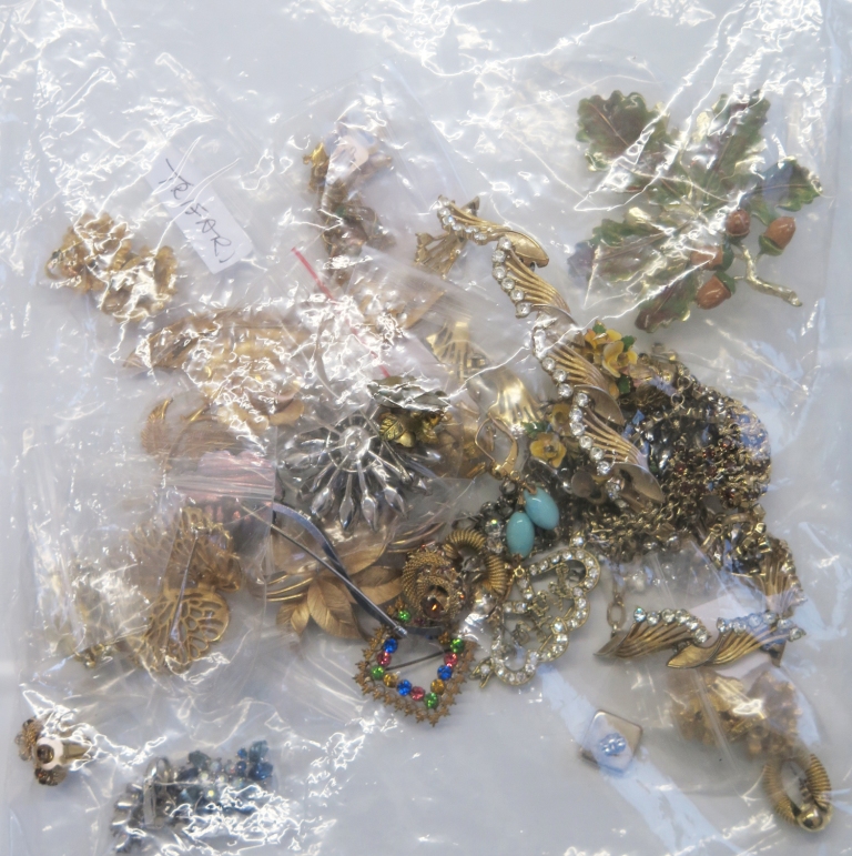 Eight pieces of Trifari and other costume jewellery