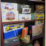 Die cast models: including Matchbox and Corgi, and a Lledo Burrell Showman's steam wagon and