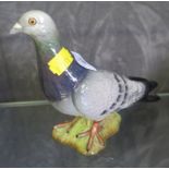 A Beswick blue pigeon model no. 1383B, 14cm high
