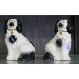 Beswick pair of Wally dogs ornaments ref 1378-6, 14cm high