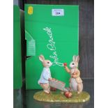 A Beswick limited edition 'Peter and Benjamin picking apples' figure, from Beatrix Potter, no 431