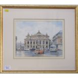 Bill Toop L'Opera de Paris Watercolour, signed and dated '95, 22cm x 29cm