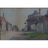 M.S. Day Winchelsea, Near Rye Watercolour, signed, 16cm x 23cm